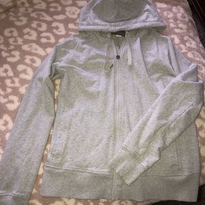 Lululemon warm up zip jacket size 8 in grey